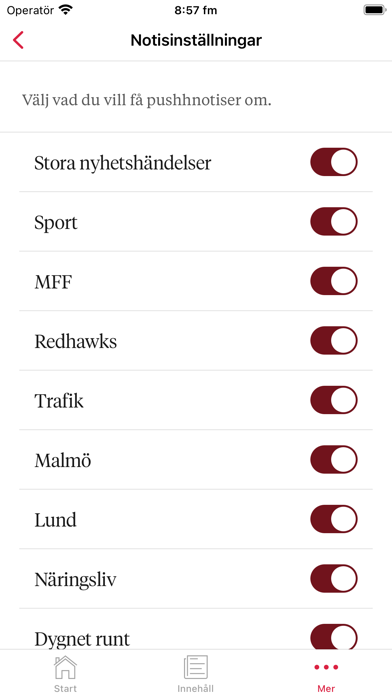 Sydsvenskan Screenshot