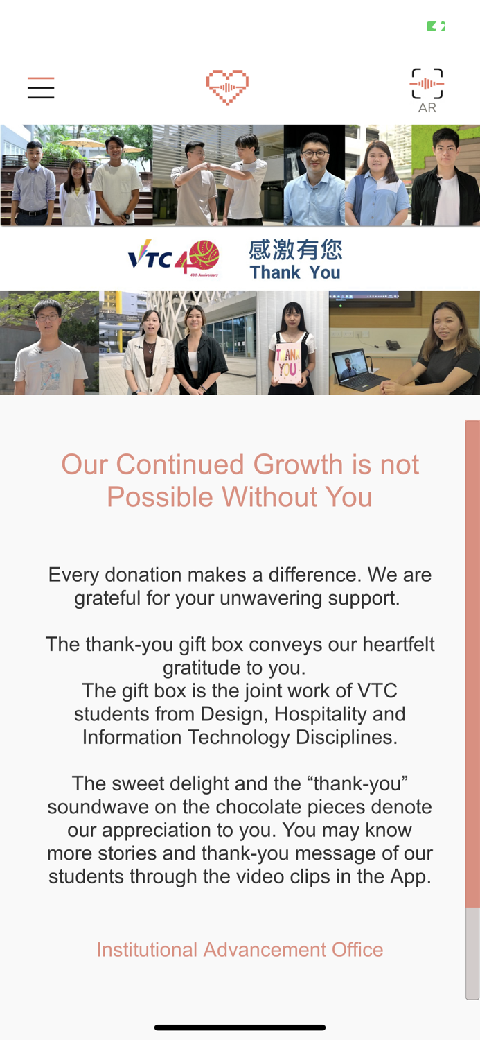 VTC Thank You Chocolate