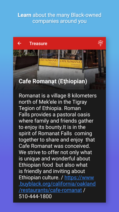 BuyBlack.org iPhone screenshot 6 - Travel app
