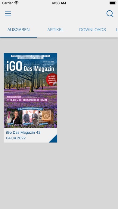 iGO Das Magazin Screenshot