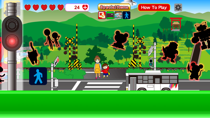 Railroad Crossing Train