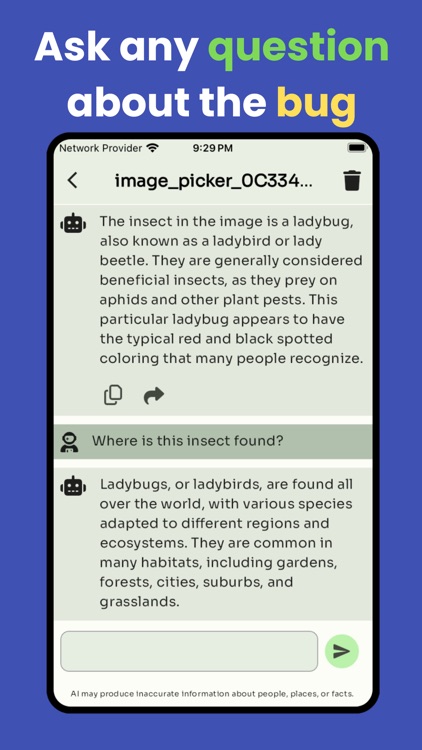 Bug identifier by picture