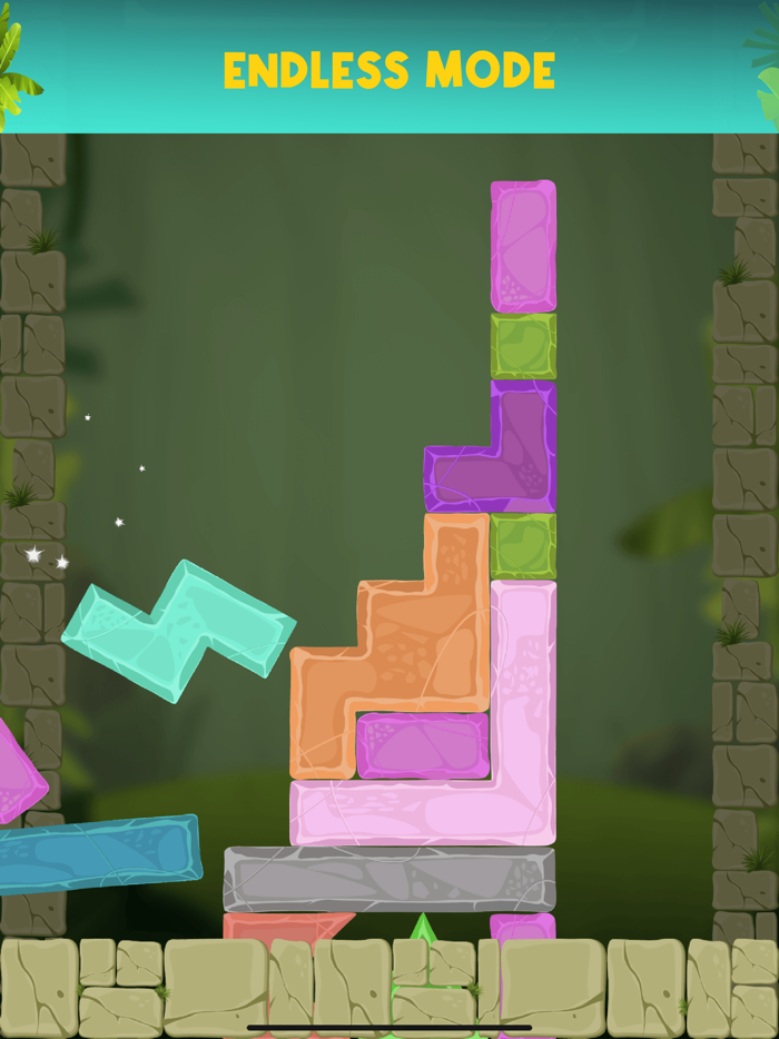 Temple Fall - Hexagon Drop