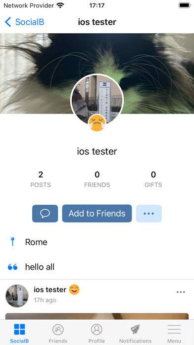 SocialB Screenshot