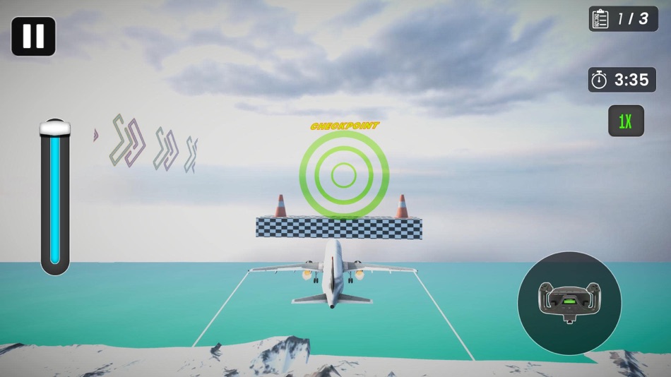 #2. Airplane Pilot Flight Sim Game (iOS) 由: Caroline Lagarde