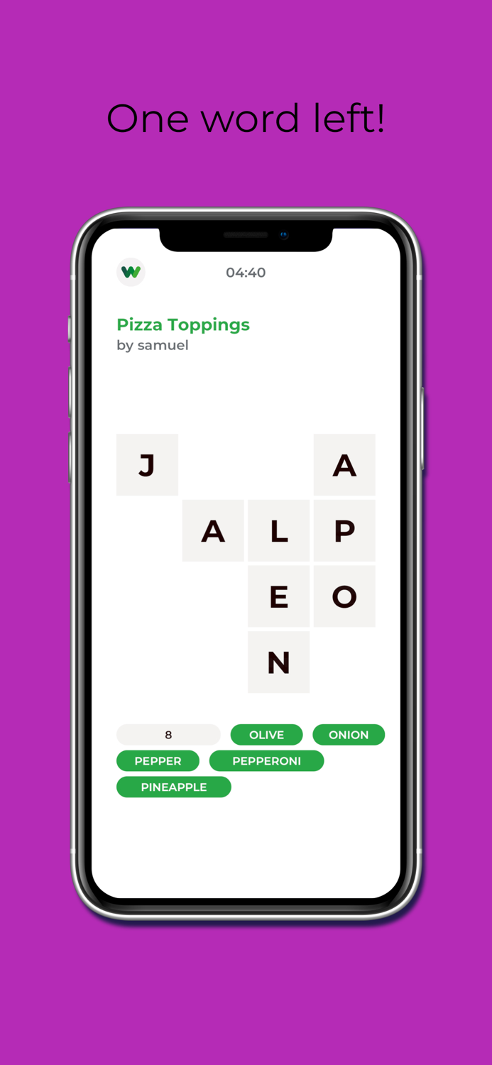 Word Salad a daily puzzle