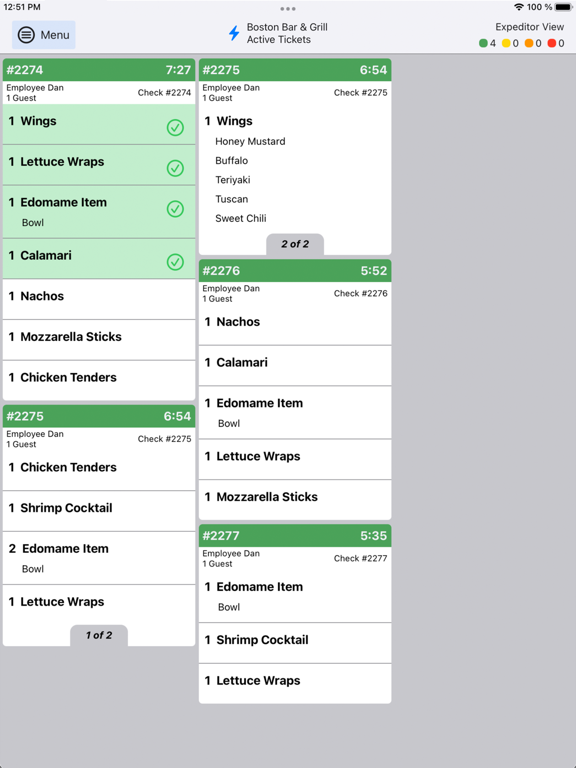 Katalyst KDS iPad screenshot 1 - Business app