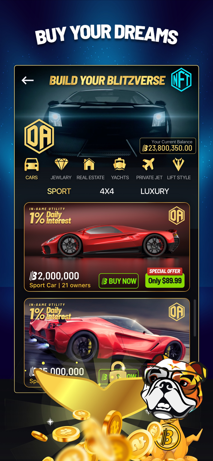Blitzionaire - Online NFT Game