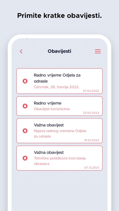 Gradska knjižnica Križevci Screenshot