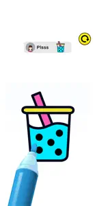 Color Away 3D - Bubble Tea Art screenshot #1 for iPhone