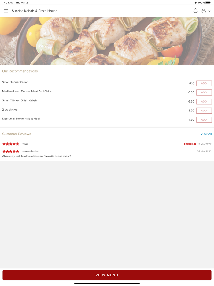 Sunrise Kebab and Pizza House