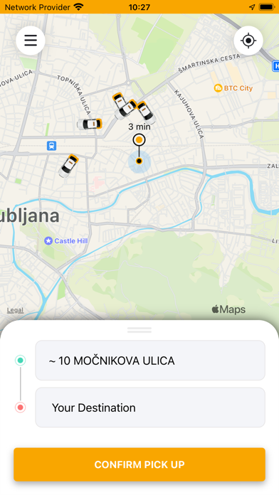 TaxiMetro Ljubljana Screenshot