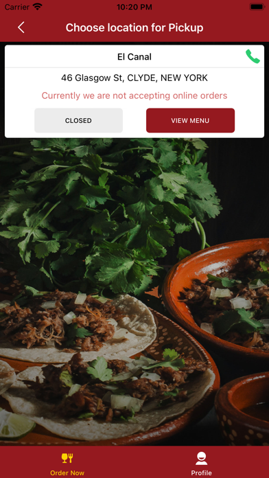 El Canal Mexican Restaurant Screenshot