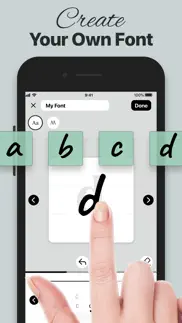 fonts art: keyboard for iphone iphone screenshot 3