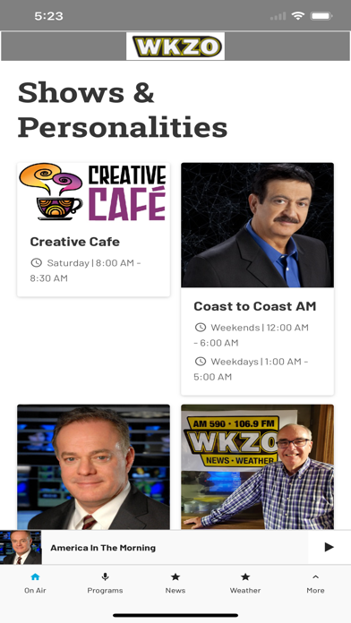 AM 590 & 106.9 WKZO Screenshot