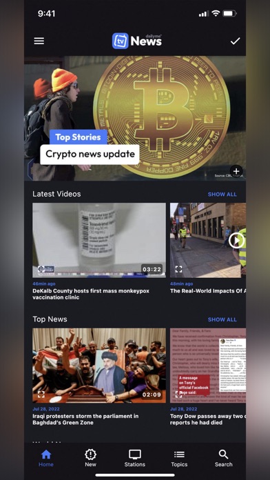 dailyme TV News: Top Videos Screenshot