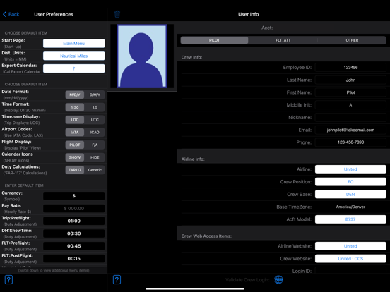 iLog Aviation Logbook iPad screenshot 5 - Travel app