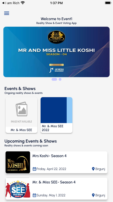 Event1 Screenshot