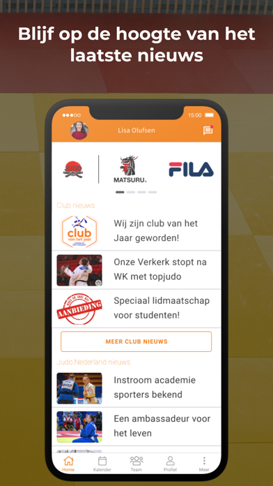 Judo Bond Nederland Screenshot