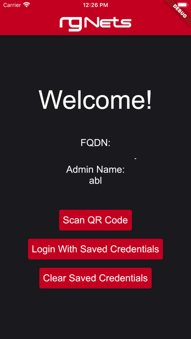 Screenshot #1 pour rXg Shared Credentials Manager