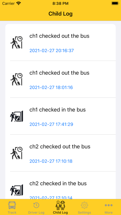 SparkIT School Bus Parent App Screenshot