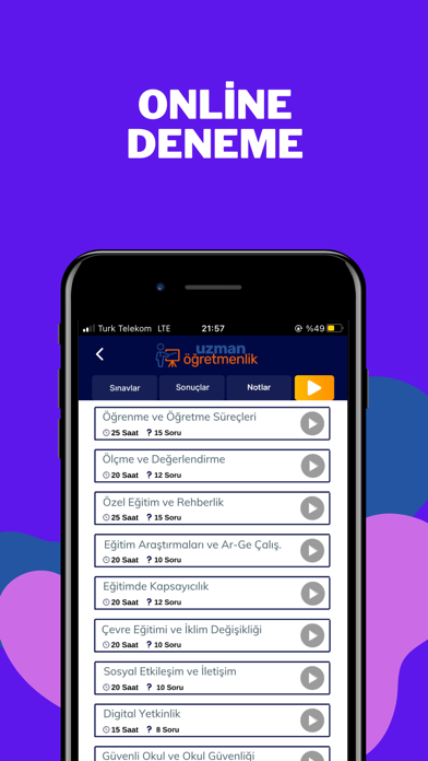 Uzman Öğretmenlik Screenshot