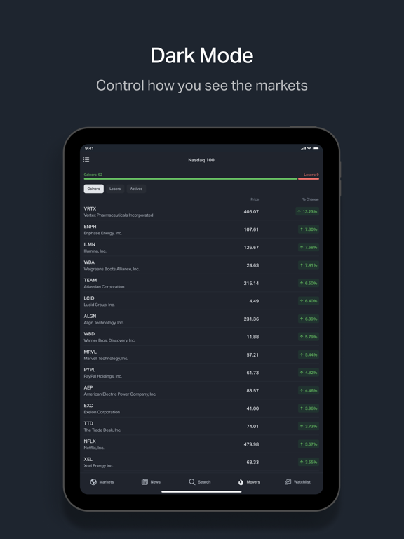 Koyfin: Market Data & Analysis iPad screenshot 8 - Finance app
