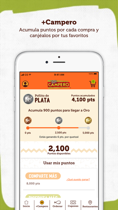 Pollo Campero Guatemala Screenshot
