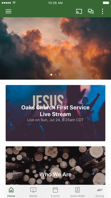 Oaks Community Church Dahinda Screenshot