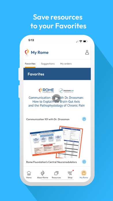 Rome Foundation Screenshot