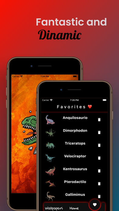 Dinosaur Sounds and Wallpapers Screenshot