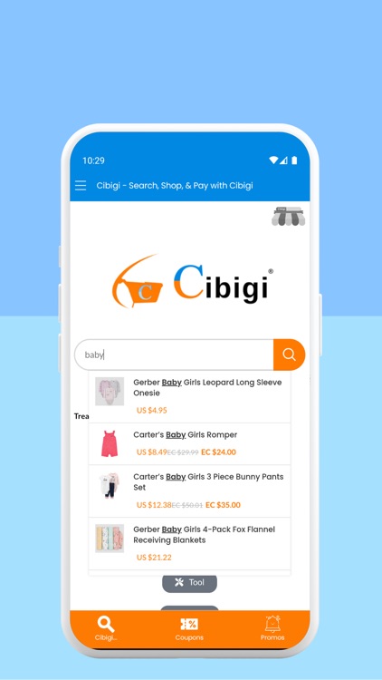 Cibigi - Search, Shop, Pay...
