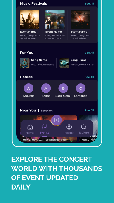 Totem: Concert Sharing Screenshot