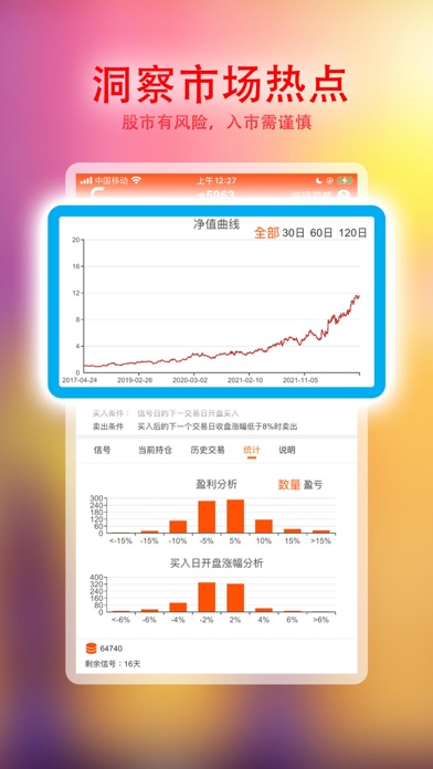 量化与选股-炒股选股财富软件 Screenshot