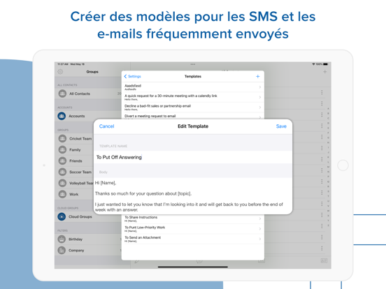 Screenshot #6 pour Groupes de contacts - E-mail