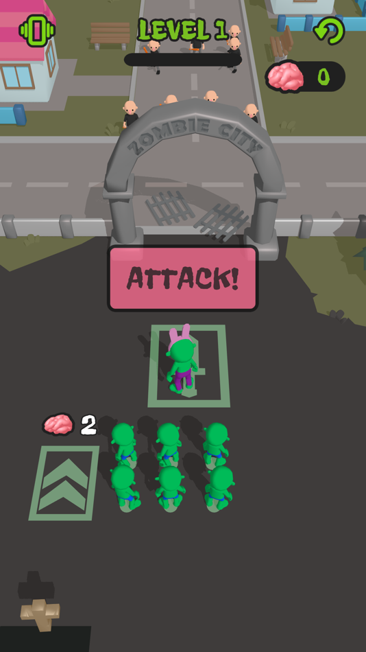 #3. Zombies Attack Idle (iOS) Podle: LIPSAR STUDIO, OOO