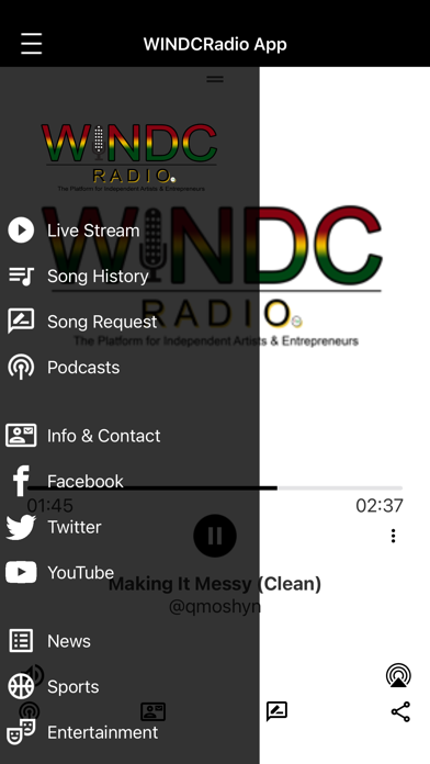 WINDCRadio App Screenshot