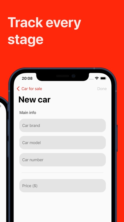 Alpha – Sale of the vehicle