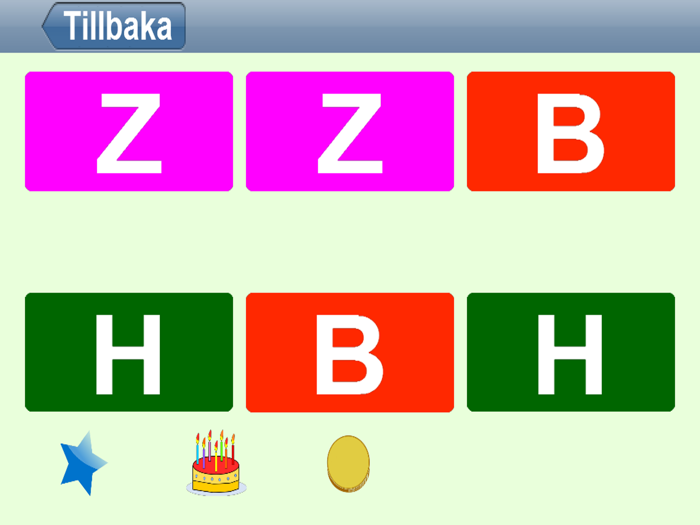 Bokstäver Nummer Färger