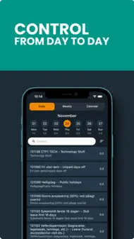 Omega 365 Timesheet iphone bilder 2