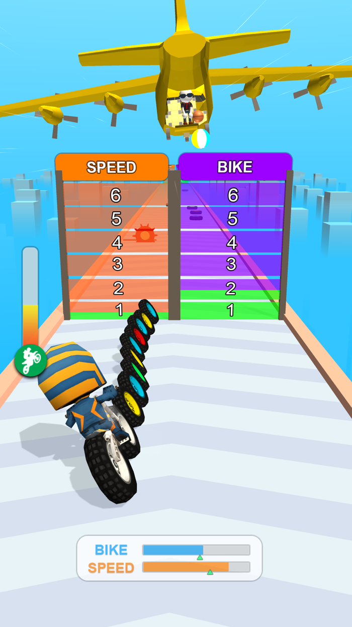 Bike Vs Hijacked Airplane