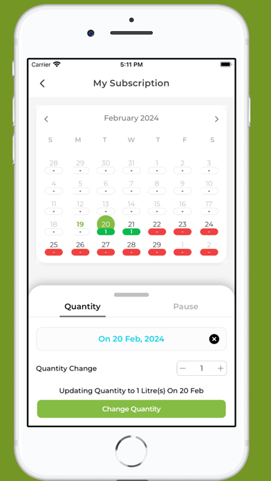 OSAM Home Delivery Screenshot