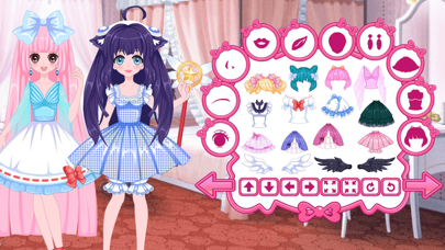 Anime dress up avatar game Screenshot