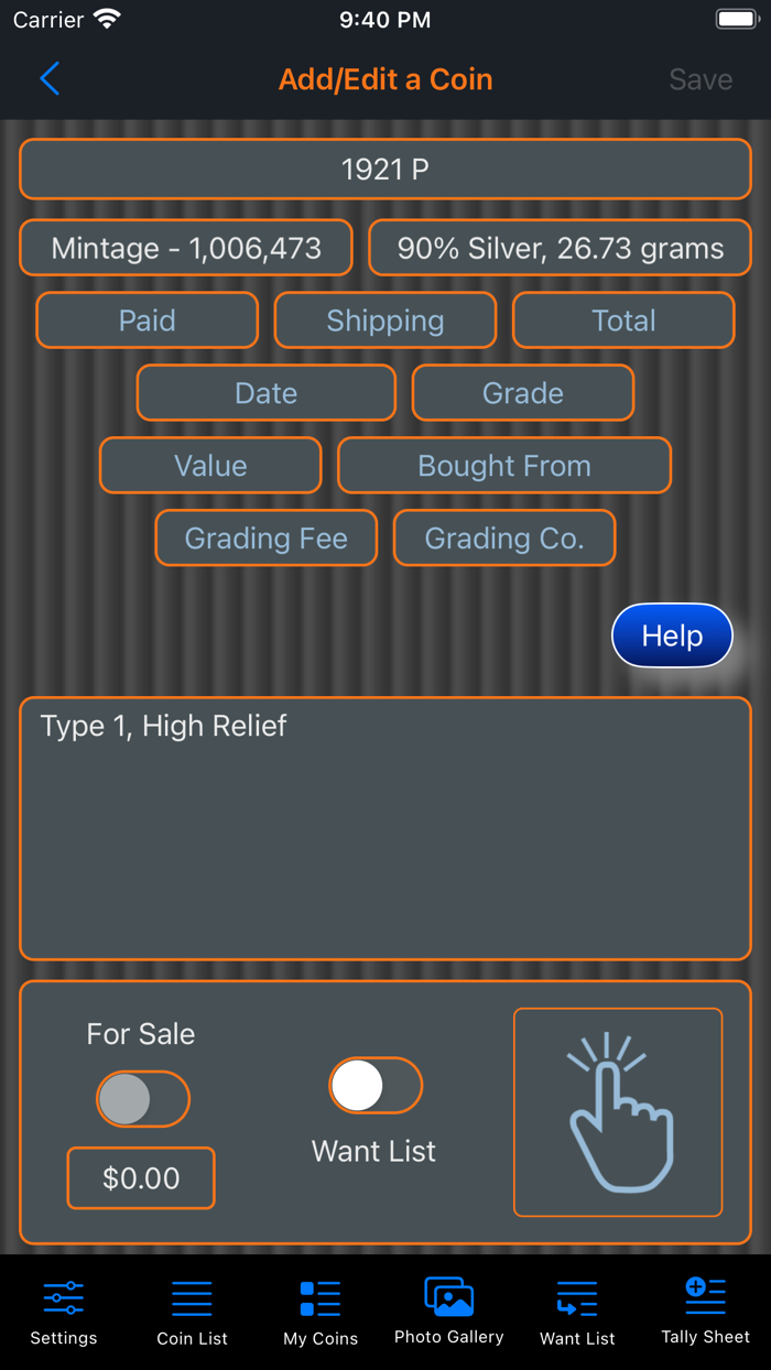 Peace Dollar Collection