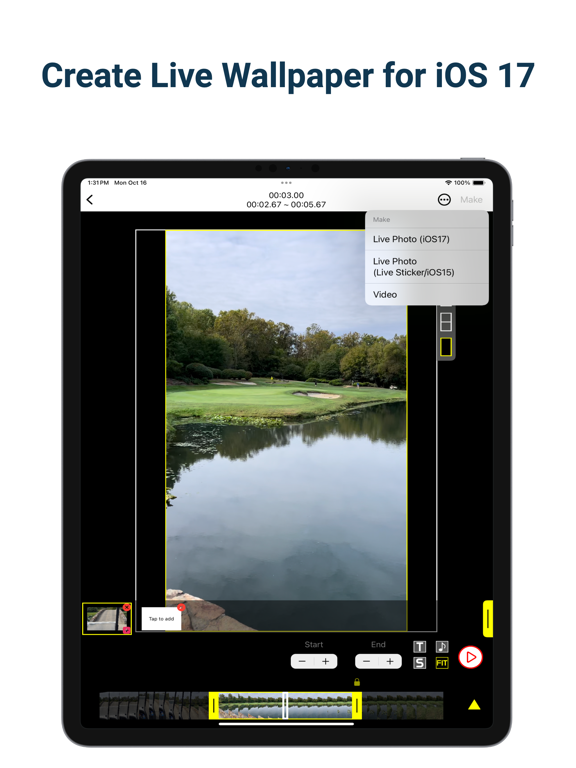 Screenshot #1 for VideoToLive - Live Photo Maker