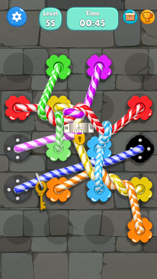 #5. Tangled Line 3D: Knot Twisted (iOS) 由: Hiker Games Joint Stock Company