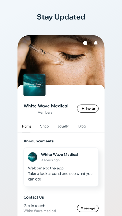 White Wave Medical Aesthetics Screenshot
