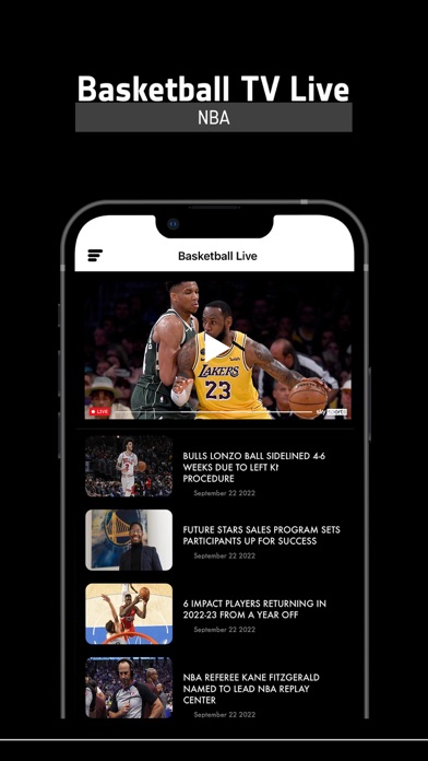 Basketball TV Live Stream Screenshot
