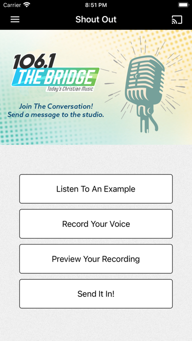106.1 The Bridge Radio Screenshot