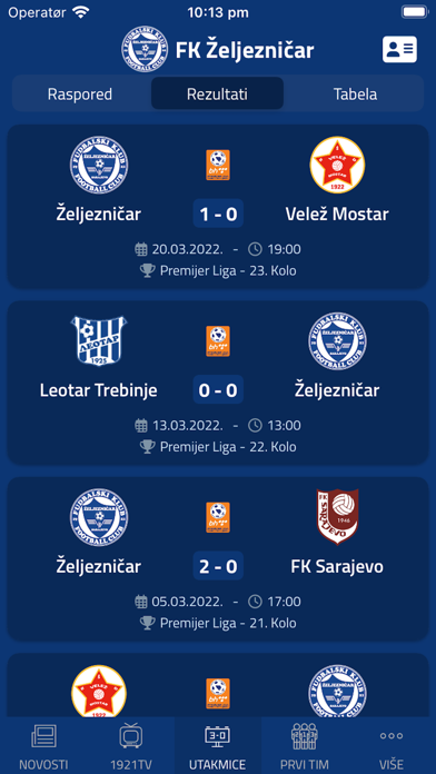 FK Željezničar Screenshot 4 - AppWisp.com FK Željezničar Screenshot 4 - AppWisp.com